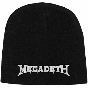 MEGADETH 官方原版 Logo 凸起刺绣 (毛线帽)